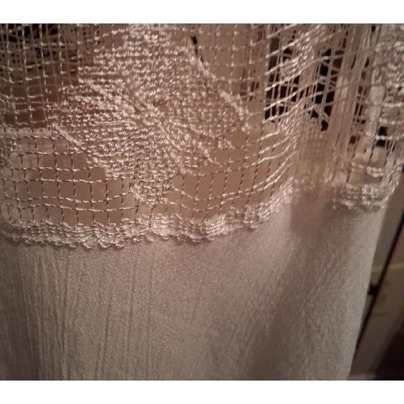 Free People White Sleeveless Dress with Lace Detail Small - Picture 4 of 10